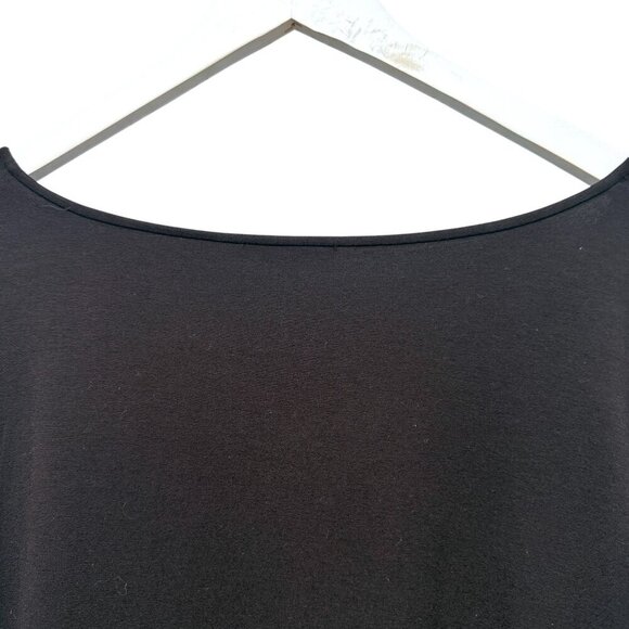 Eileen Fisher Woman Long Sleeve Tee Plus Size 2X Brown Rayon Blend Top - Picture 5 of 7